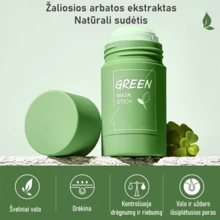 Djuprengörande ansiktsmask med grönt teextrakt Moisture.se